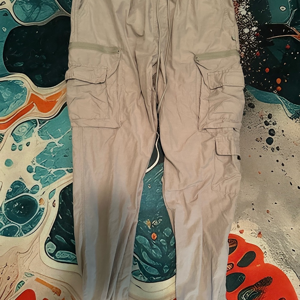 Men's Gray Cargo Pants